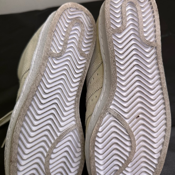 Adidas Superstar Rose Gold Metal Shell Toe Cream Suede Women Sneaker size 7 1/2 - Picture 9 of 13